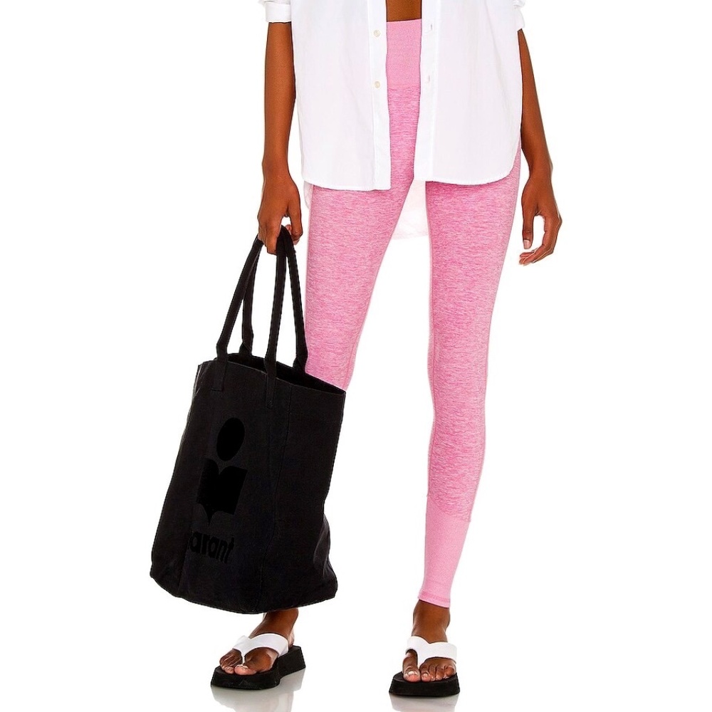 Alo Yoga high waist alosoft lounge legging in Parisian Pink Heather